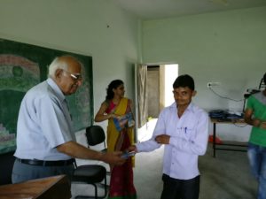 Chairman sir distributing awards