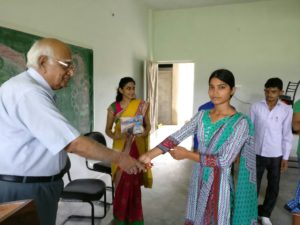 Chairman sir distributing awards