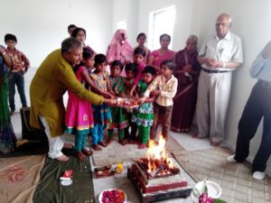 JDS organised a Hawan for the welfare of people