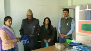 Uniform distribution by our respected Chairperson sir